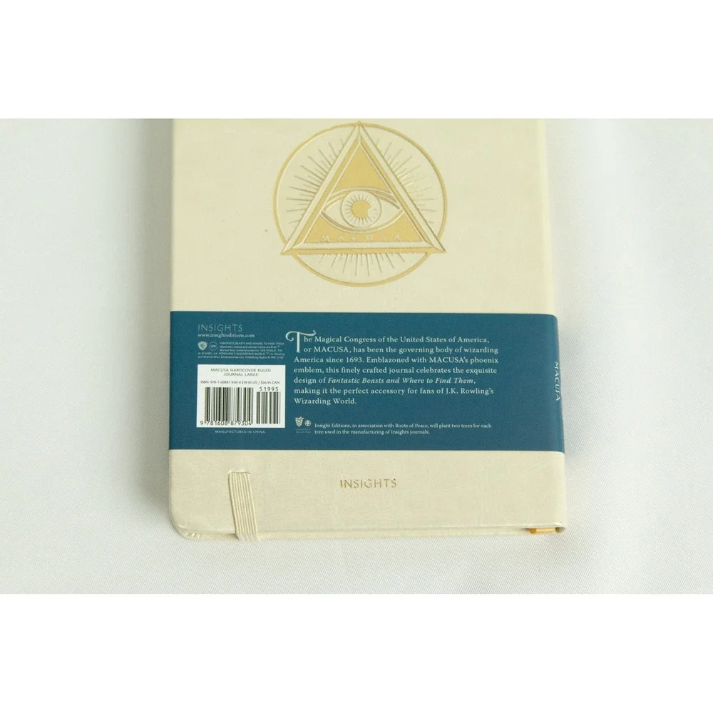 Fantastic Beasts MACUSA Hardcover Ruled Journal Insight Editions Harry Potter